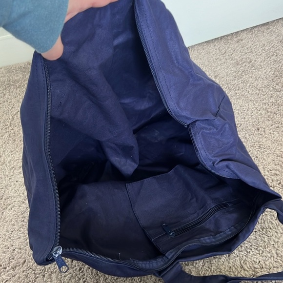 ΑΧΩ Alpha Chi Omega Sorority Navy Blue Duffel Bag with "Abby" - Picture 5 of 5